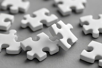 Puzzle pieces banner