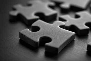 Puzzle pieces banner