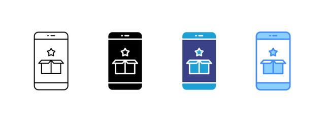 New Product Multipel Icon Set.