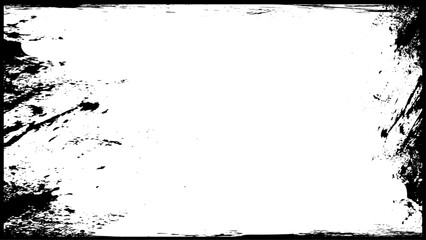 Grunge textured frame vector illustration border
