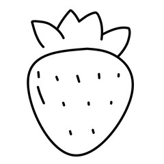 line vector fruit and vegetables