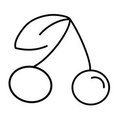 line vector fruit and vegetables