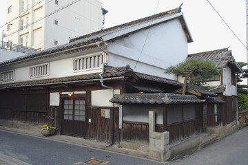 Naklejka premium 日本：鞆の浦／「竜馬の隠れ部屋」が残る坂本龍馬宿泊所跡（江戸時代末期に活躍した武士）／広島県福山市