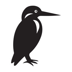 vector illustration of a cartoon bird