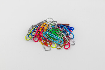 Colorful paper clips