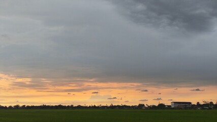 time lapse of clouds in the sky