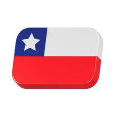 3D icon of chile flag
