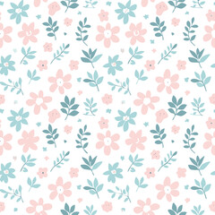 Floral Seamless Pattern – Elegant Botanical Background Design