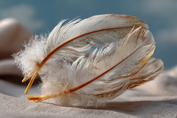 White feathers banner