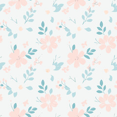 Floral Seamless Pattern – Elegant Botanical Background Design