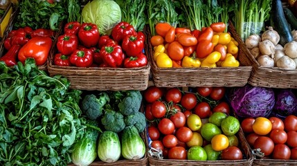 An open refrigerator fully stocked with fresh fruits, vegetables, and healthy meals