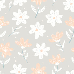 Floral Seamless Pattern – Elegant Botanical Background Design