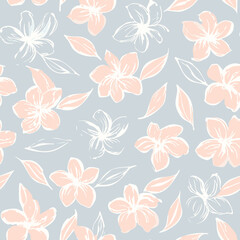 Floral Seamless Pattern – Elegant Botanical Background Design