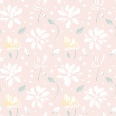 Floral Seamless Pattern – Elegant Botanical Background Design