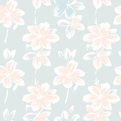 Floral Seamless Pattern – Elegant Botanical Background Design