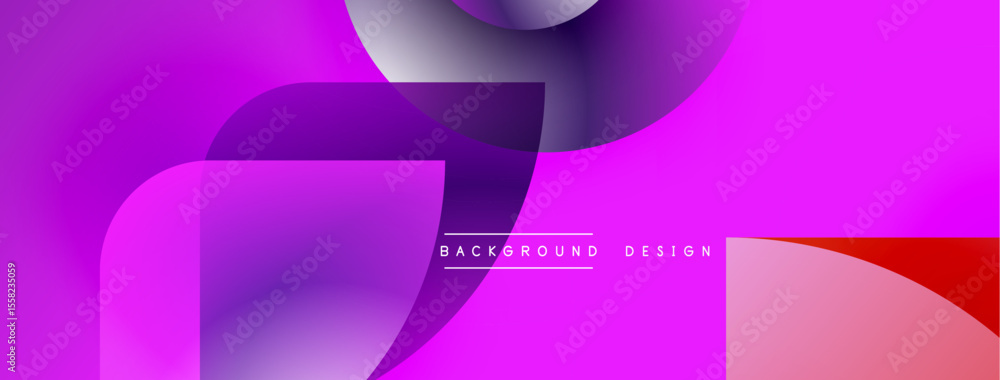 Poster Abstract gradient background. Pink, purple hues blend smoothly. Modern design elements create dynamic visual impact. Text reads background design.