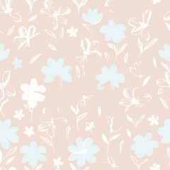 Floral Seamless Pattern – Elegant Botanical Background Design