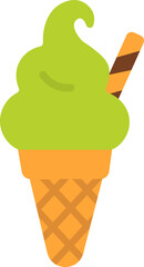 matcha soft cone