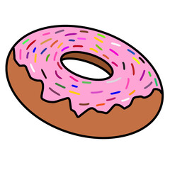 donut with sprinkles