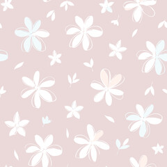Floral Seamless Pattern – Elegant Botanical Background Design