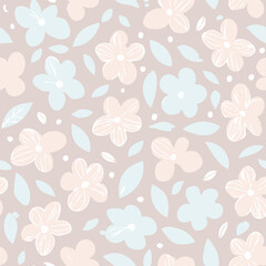 Floral Seamless Pattern – Elegant Botanical Background Design