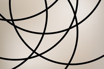 Arc Pattern with Flowing Lines and Geometric Curves, Abstract Background, and wallpaper
