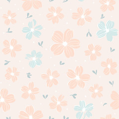 Floral Seamless Pattern – Elegant Botanical Background Design