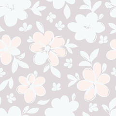 Floral Seamless Pattern – Elegant Botanical Background Design