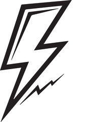 Fototapeta premium lightning bolt icon