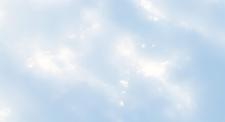 Soft, light blue background with scattered white highlights