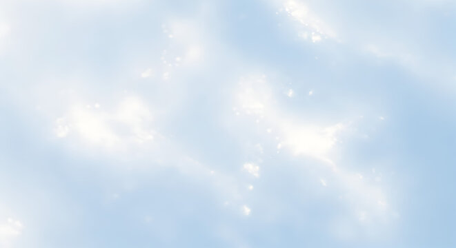 Soft, light blue background with scattered white highlights