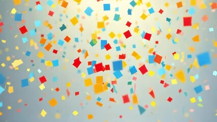 Celebrate good times with this colorful confetti falling effect for party events and festive occasions - Powered by Adobe