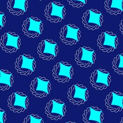Blue Swirls Pattern
