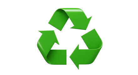 Obraz premium 3D Recycling Icon Representing Sustainability and Environment