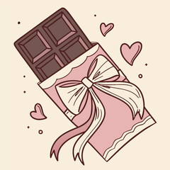 Hand Drawn Chocolate Bar Vector – Sweet Cocoa Snack Illustrations
