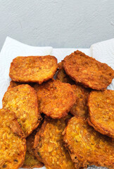 Delicious Crispy Fried Tempeh, Indonesian Food