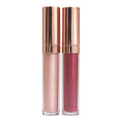 Glossy Lip Products in Elegant Packaging for Beauty and Makeup Photography
