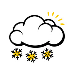 Cloud Snow Icon