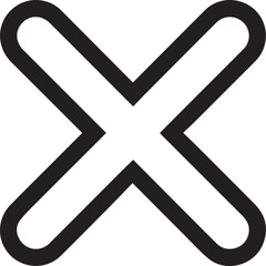 Obraz premium vector cross icon