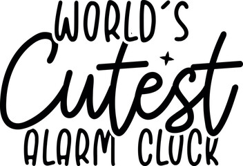 World's Cutest Alarm Clock SVG