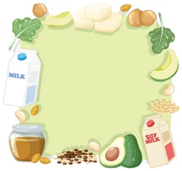  Healthy Food Choices Vector Illustration © GraphicsRF
