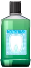  Green Mouthwash Bottle Vector Illustration © GraphicsRF