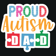 Proud Autism Dad SVG