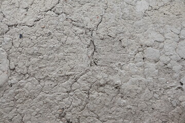 Close-up of a Soil erosion wall texture
