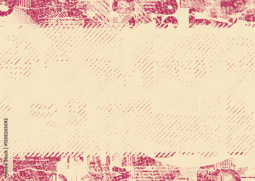 Leinwandbilder Glitch distorted geometric shape . Noise destroyed logo . Trendy defect error shapes . Glitched frame .Grunge textured . Distressed effect .Vector shapes with a halftone dots screen print texture. 