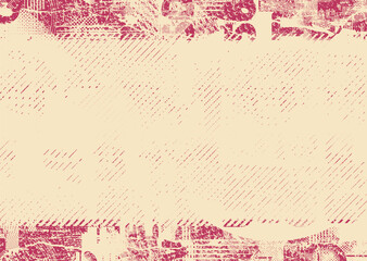 Glitch distorted geometric shape . Noise destroyed logo . Trendy defect error shapes . Glitched frame .Grunge textured . Distressed effect .Vector shapes with a halftone dots screen print texture. 