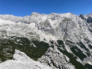 Wanderung Zugspitze Deutschland Österreich