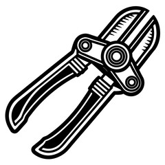 Precision Rivet Gun Linear Icon