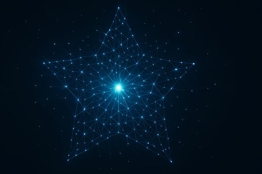 This pattern suits tech product promotions (like space - related tech), sci - fi themed content creation, or innovation - concept displays, representing cosmic exploration and data connections.