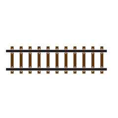 railroad tracks logo vector icon symbol illustration design template